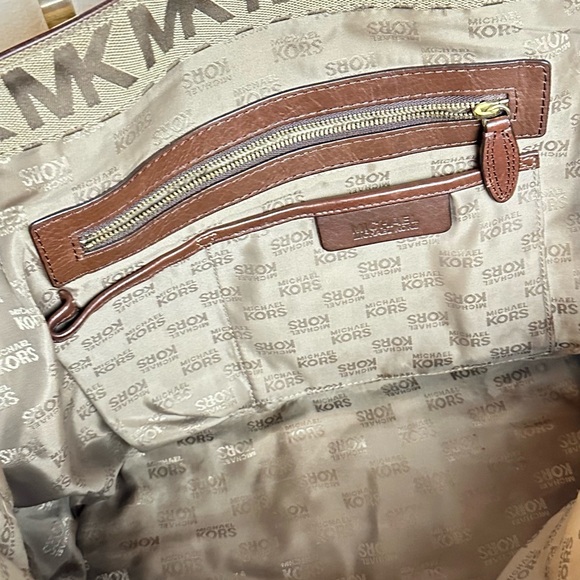 Michael Kors Brown and Tan Women's Bag - Picture 3 of 4